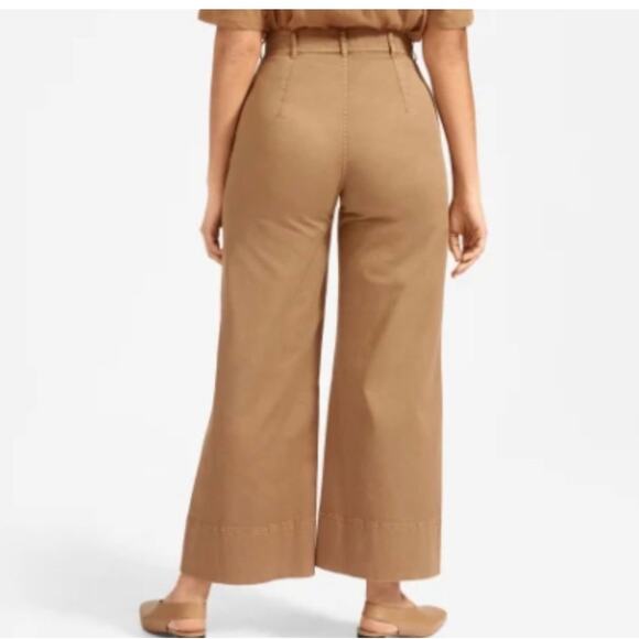Everlane Wide-Leg Crop Chino pant - Picture 2 of 10